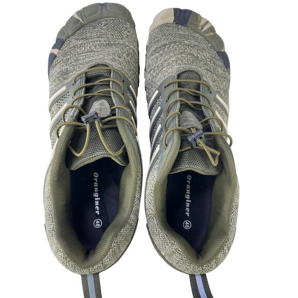 Oranginer Barefoot Men Minimalist Camo Green No Tie Lace Flexible Shoe NWOT S 13 main image 7